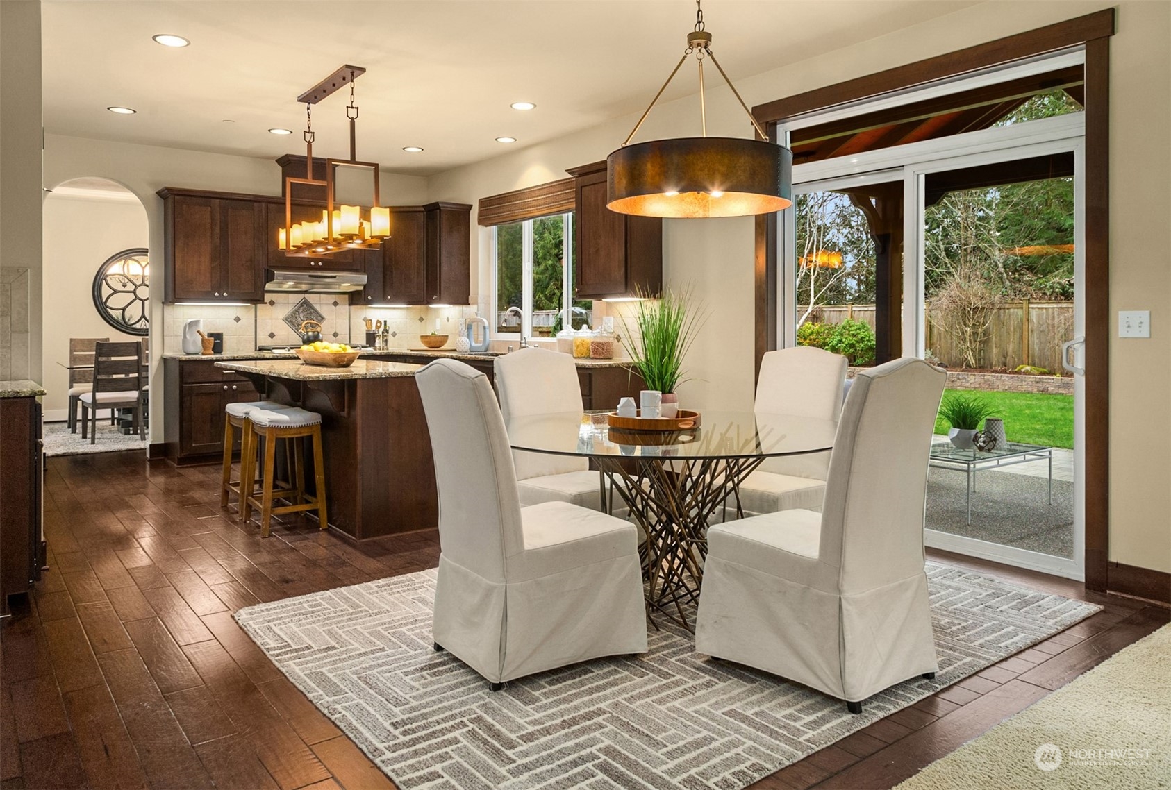 21710 31st Drive Southeast Bothell, WA 98021 - Photo 15 of 35 a view of a dining room with furniture window and wooden floor