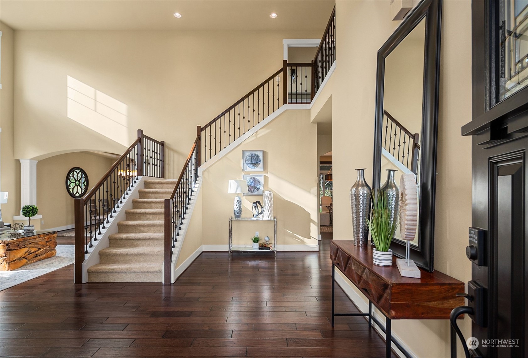 21710 31st Drive Southeast Bothell, WA 98021 - Photo 2 of 35 a view of entryway with wooden floor and stairs