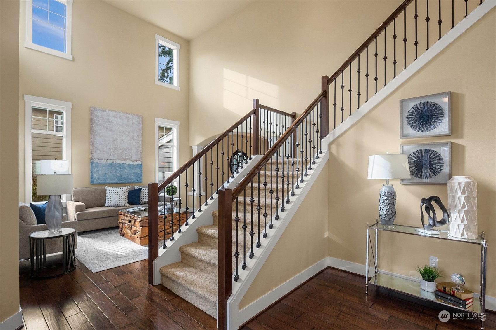 21710 31st Drive Southeast Bothell, WA 98021 - Photo 3 of 35 a view of entryway and hall with wooden floor