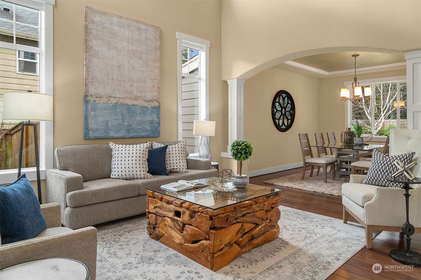 21710 31st Drive Southeast Bothell, WA 98021 - Photo 4 of 35 a living room with furniture a table and a clock