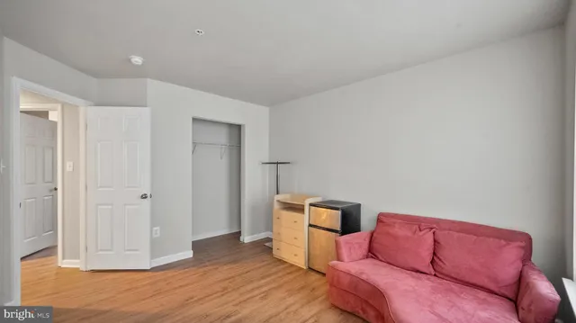 a room with a bed and a couch