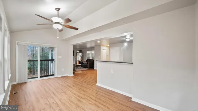 a view interior of the house with wooden floor