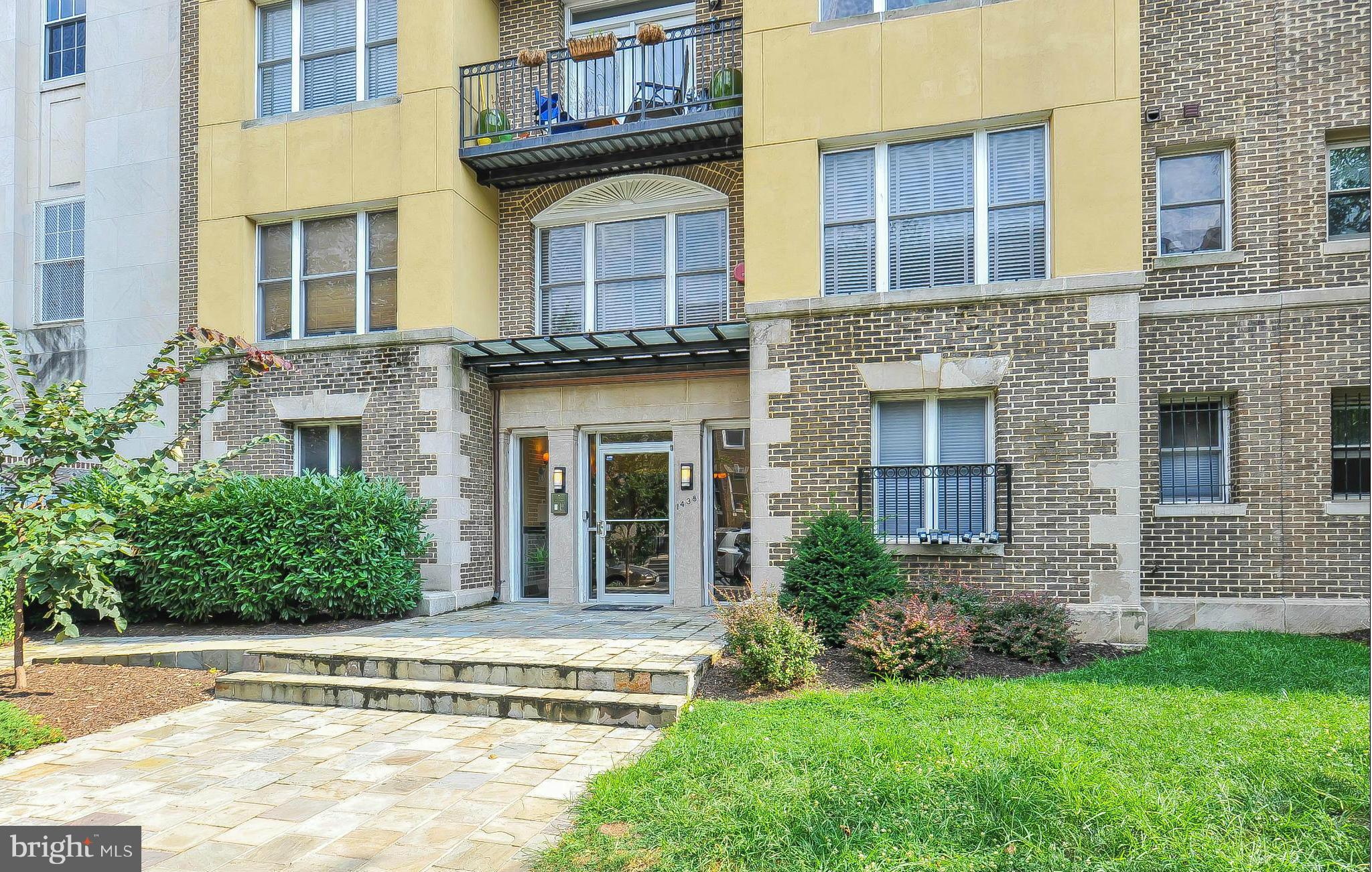 1438 Columbia Road Northwest, Unit 401 Washington, DC 20009 - Photo 2 of 10 a view of a building with a entrance