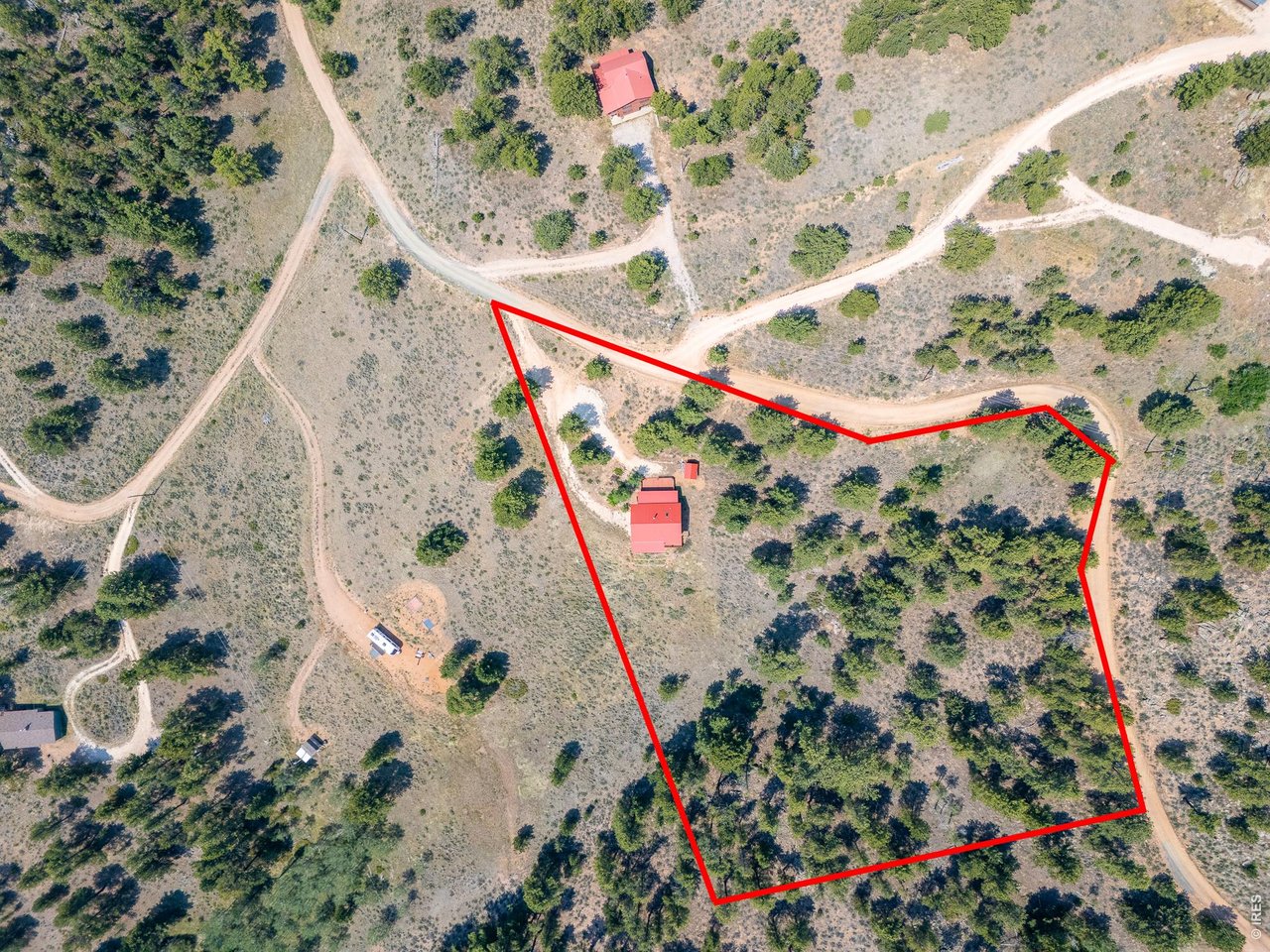 296 Caddo Road Red Feather Lakes, CO 80545 - Photo 37 of 50 Approximate boundary lines.