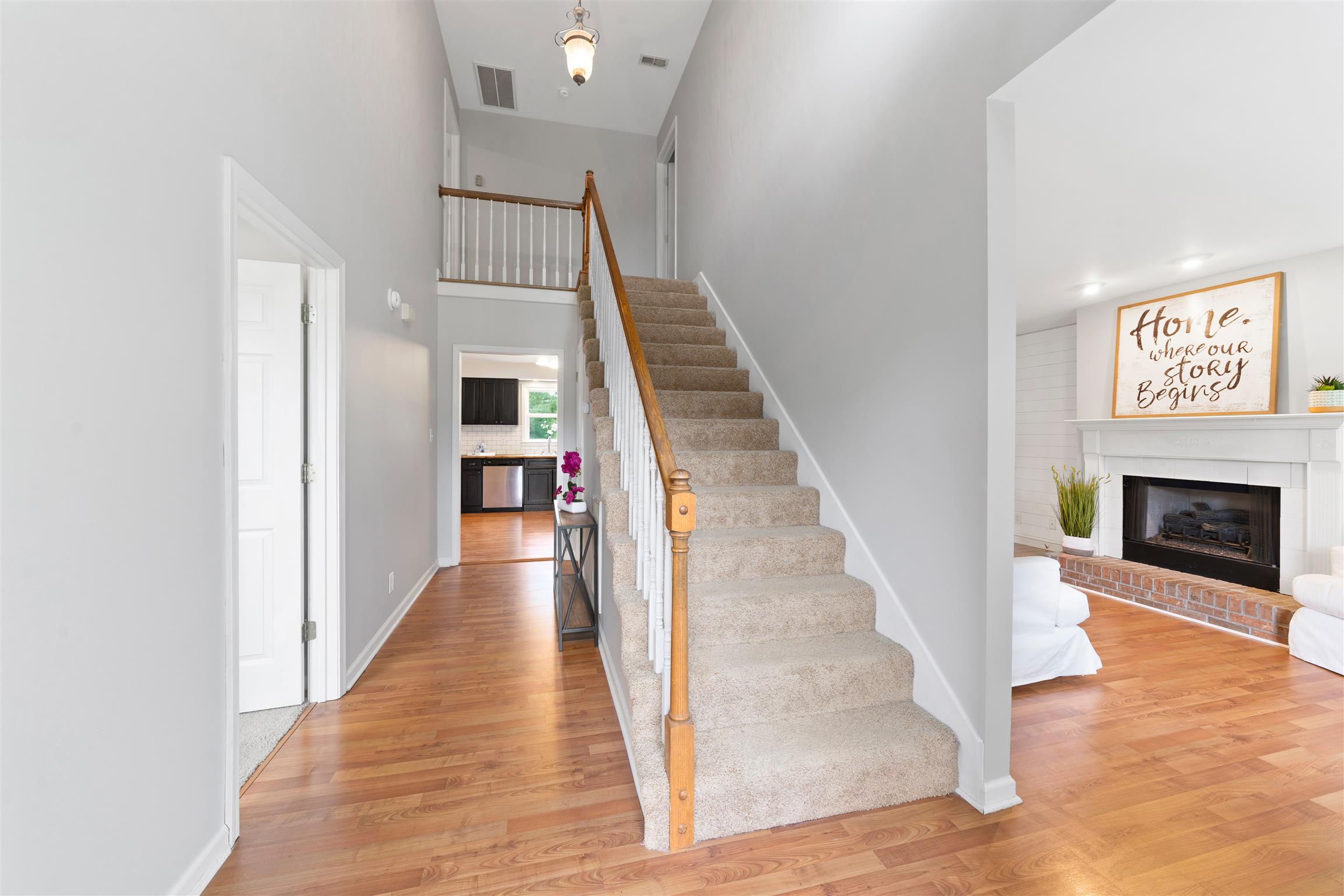 Soaring ceilings in your entryway