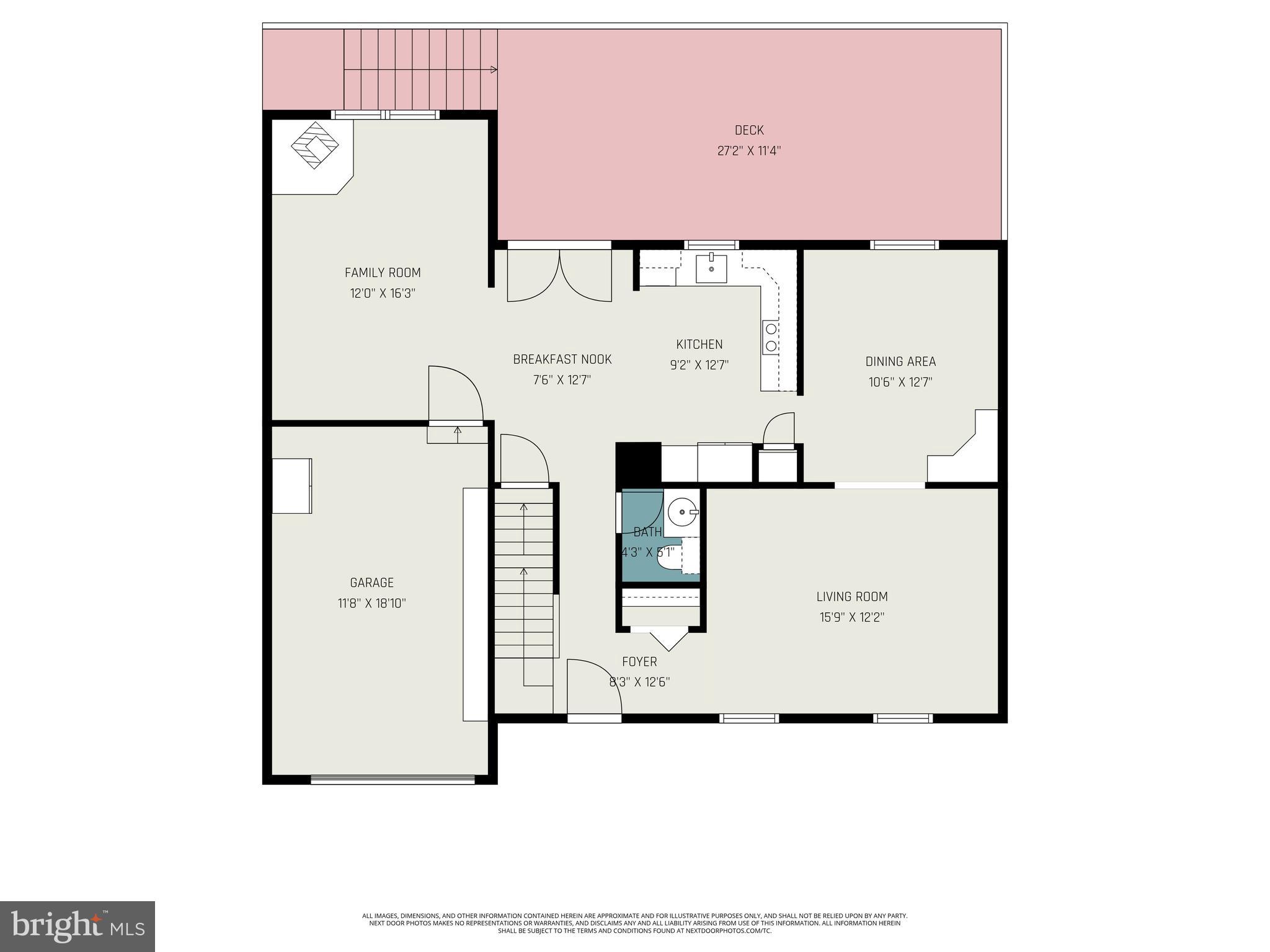 4400 Cottington Road Nottingham, MD 21236 - Photo 47 of 49 1st Floor Plan