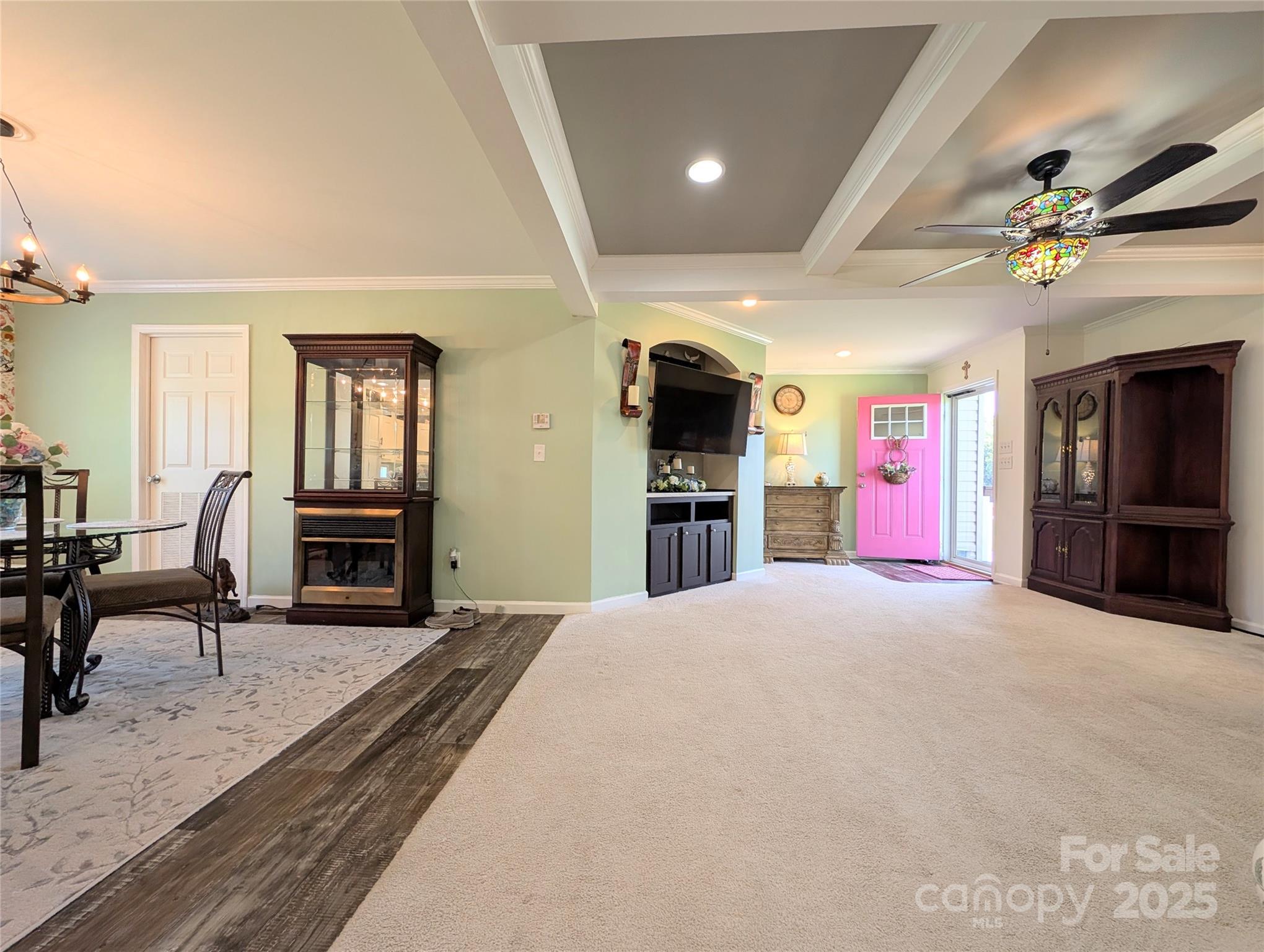 4713 White Store Road Wingate, NC 28174 - Photo 19 of 44 a view of a livingroom with furniture and a kitchen