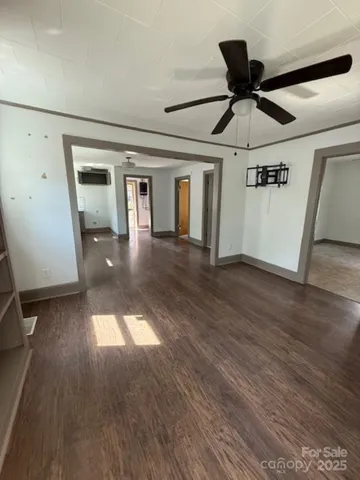 wooden floor in an empty room