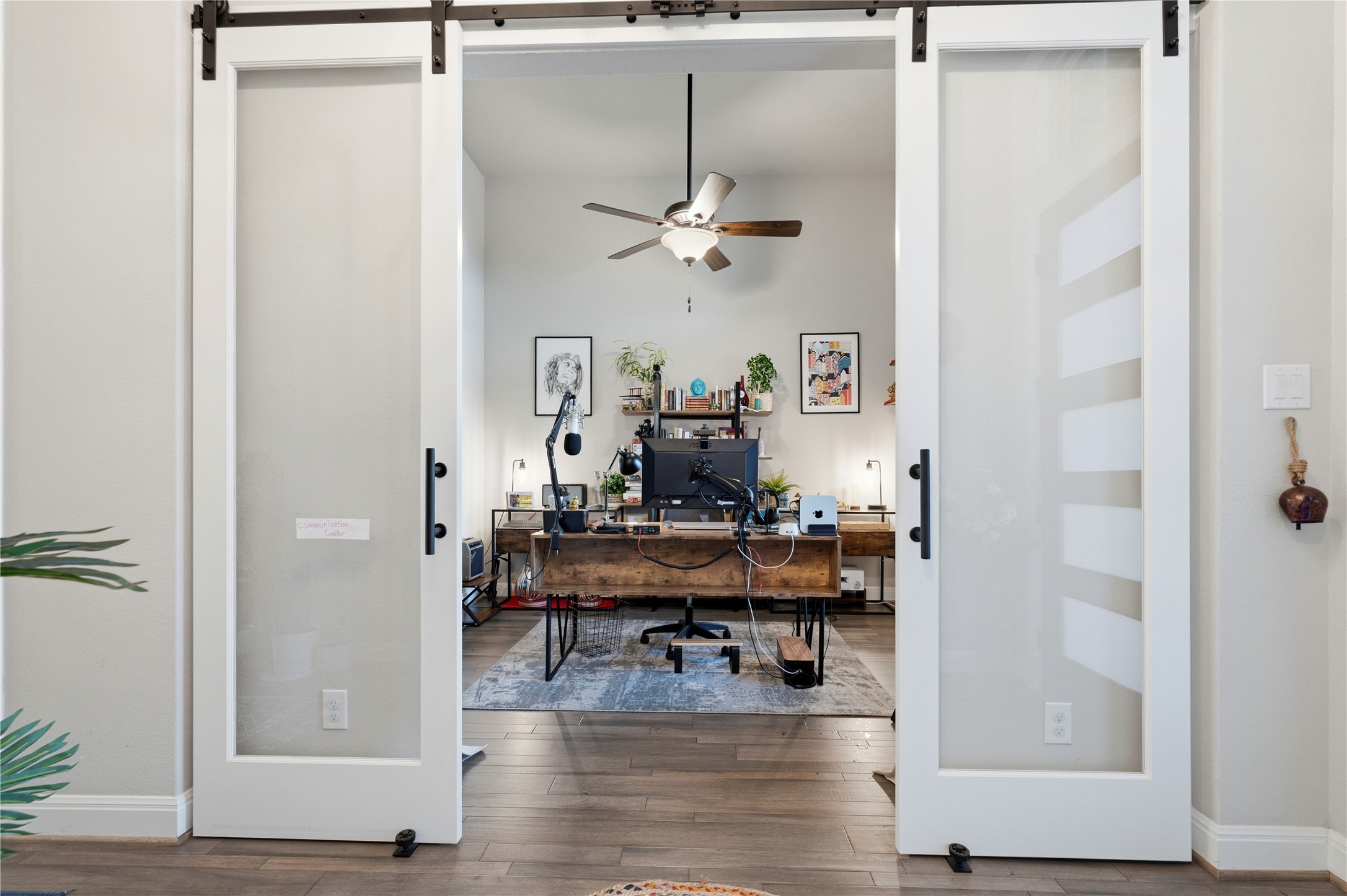 138 Rpd Spgs Cove Georgetown, TX 78628 - Photo 5 of 37 a view of a workspace with wooden floor