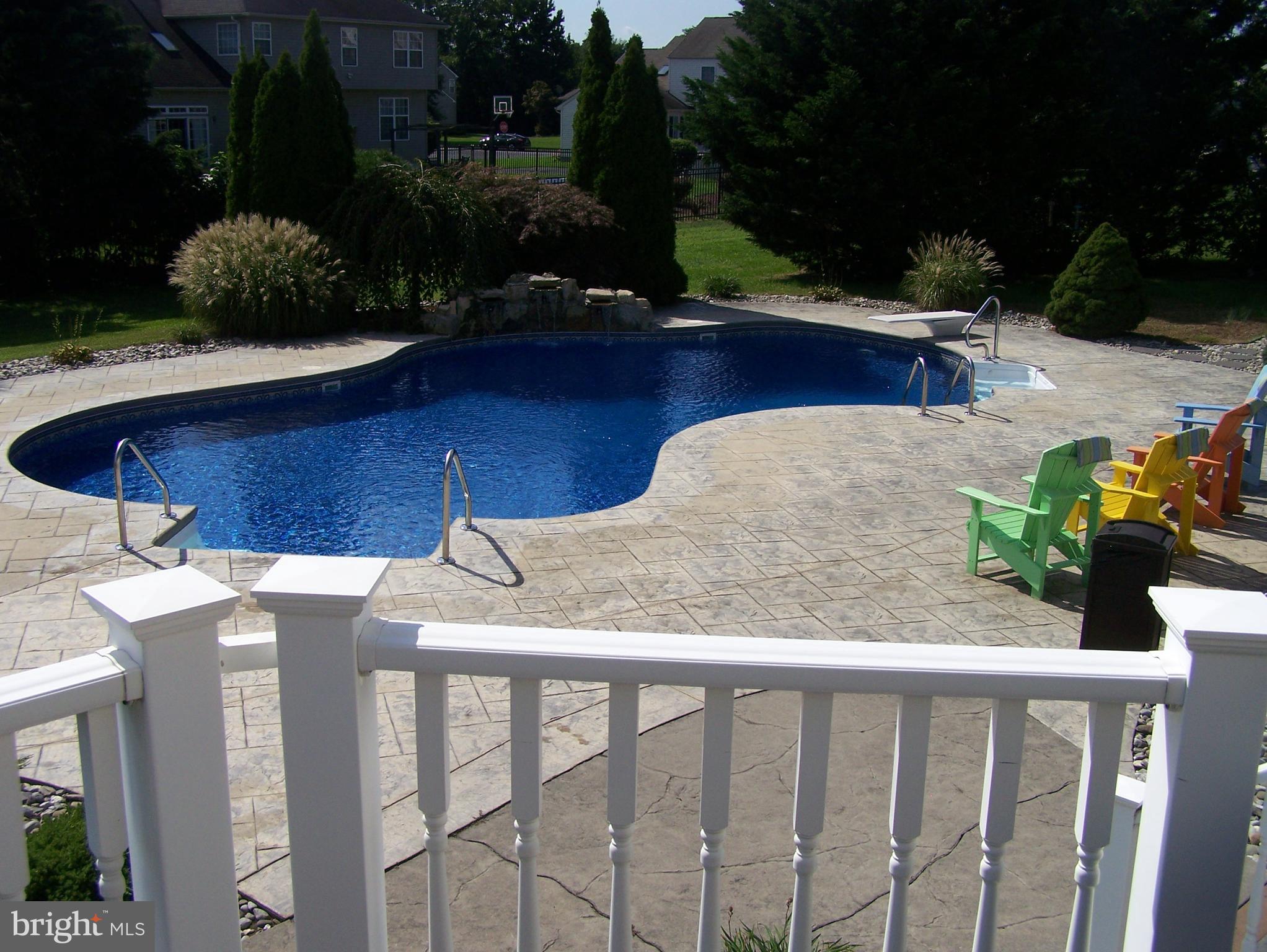 200 Mill Road Burlington, NJ 08016 - Photo 31 of 38 View of heated in ground pool from deck