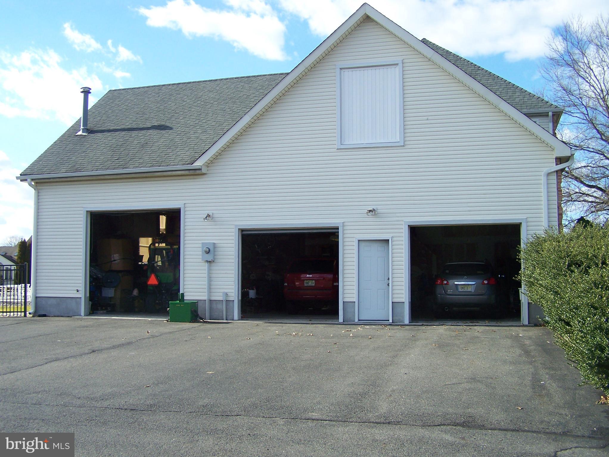 200 Mill Road Burlington, NJ 08016 - Photo 33 of 38 Outside view of over-sized 3 car garage