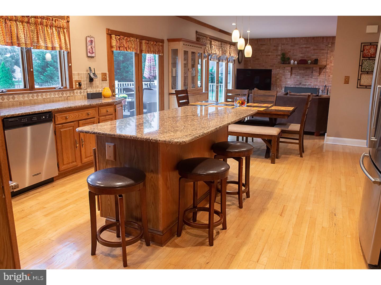 200 Mill Road Burlington, NJ 08016 - Photo 6 of 38 Kitchen with granite counters and access to deck