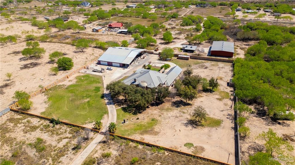 508 El Paisano Road Rio Grande City, TX 78582 - Photo 36 of 42 an aerial view of a house with a yard