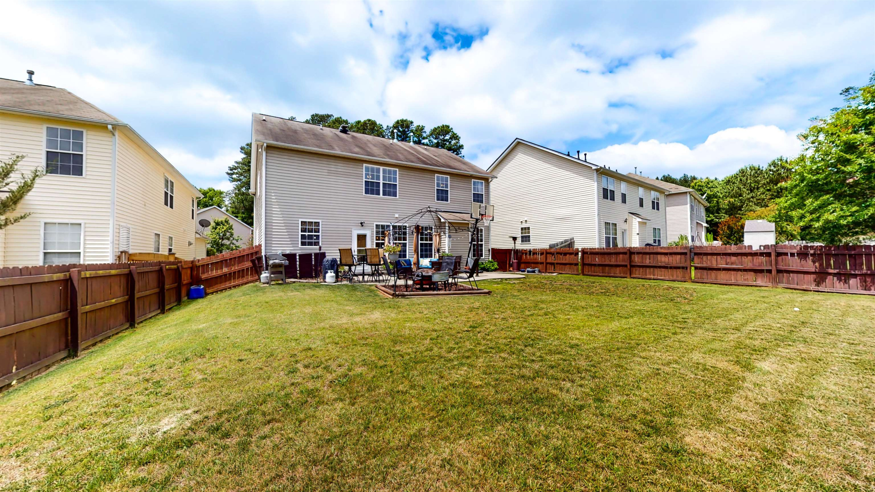 509 Ember Drive Durham, NC 27703 - Photo 24 of 24 a swimming pool view with a outdoor seating