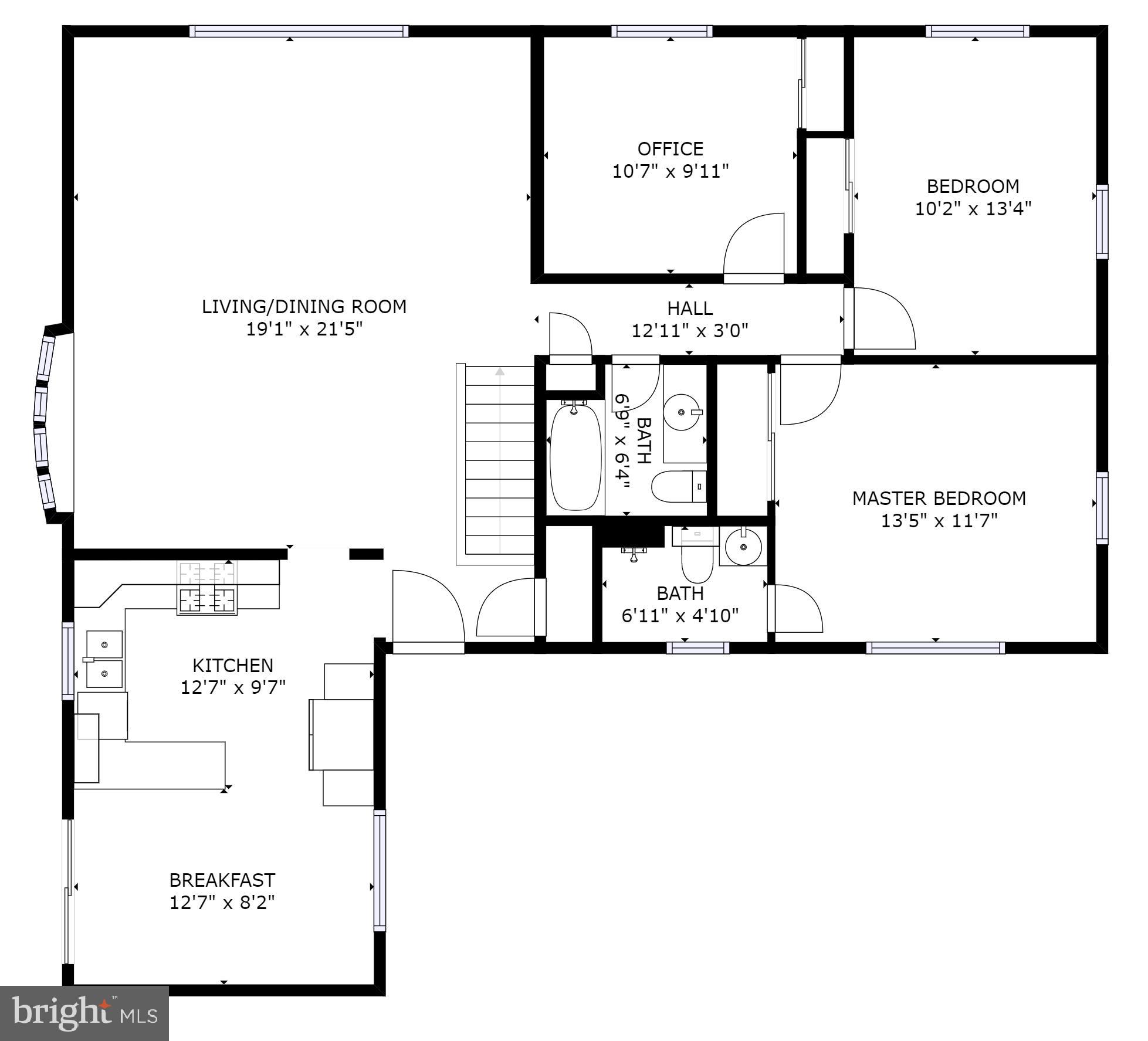 8411 Derby Court Springfield, VA 22151 - Photo 31 of 32 Main Level Floor Plan