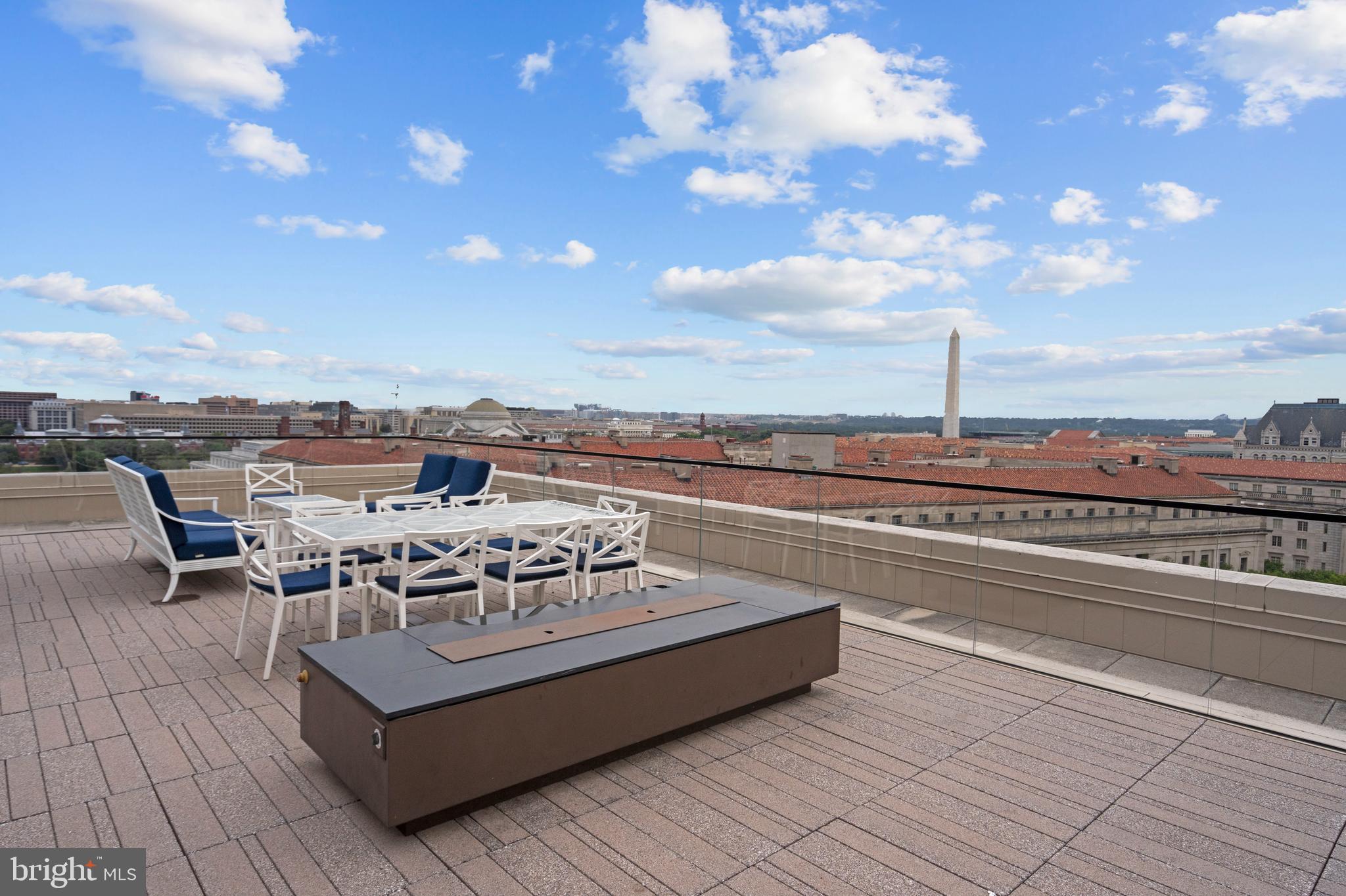 801 Pennsylvania Avenue Northwest, Unit 1125 Washington, DC 20004 - Photo 17 of 25 a view of a terrace with skyline