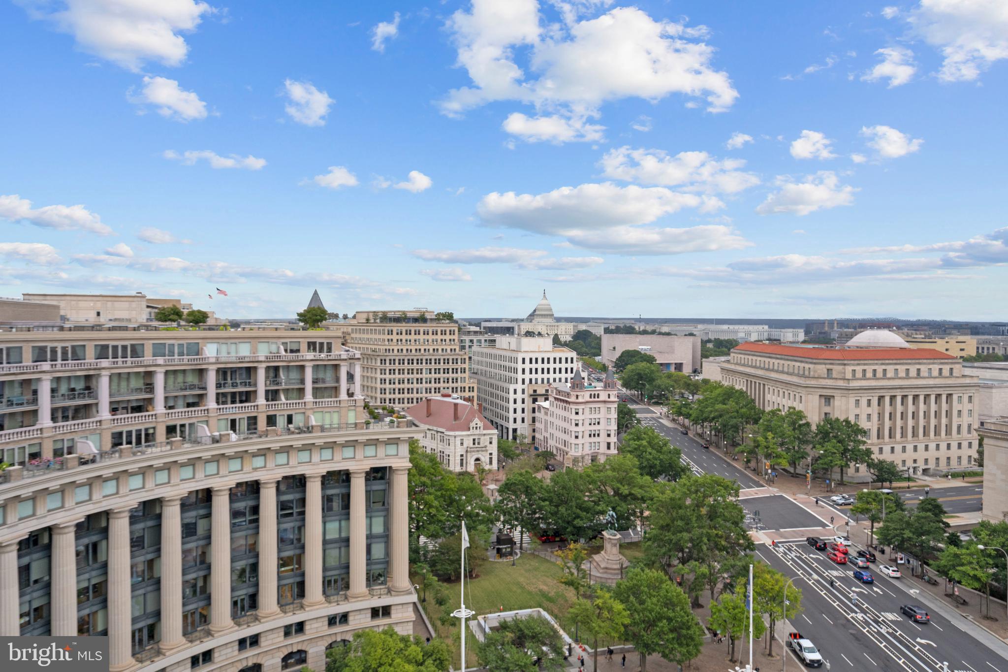 801 Pennsylvania Avenue Northwest, Unit 1125 Washington, DC 20004 - Photo 19 of 25 a view of a city with tall buildings