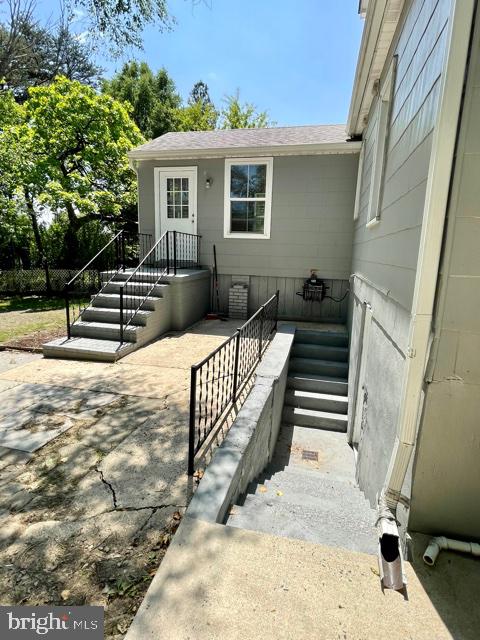 918 Nichols Drive Laurel, MD 20707 - Photo 9 of 107 Rear Basement Entrance Stairs