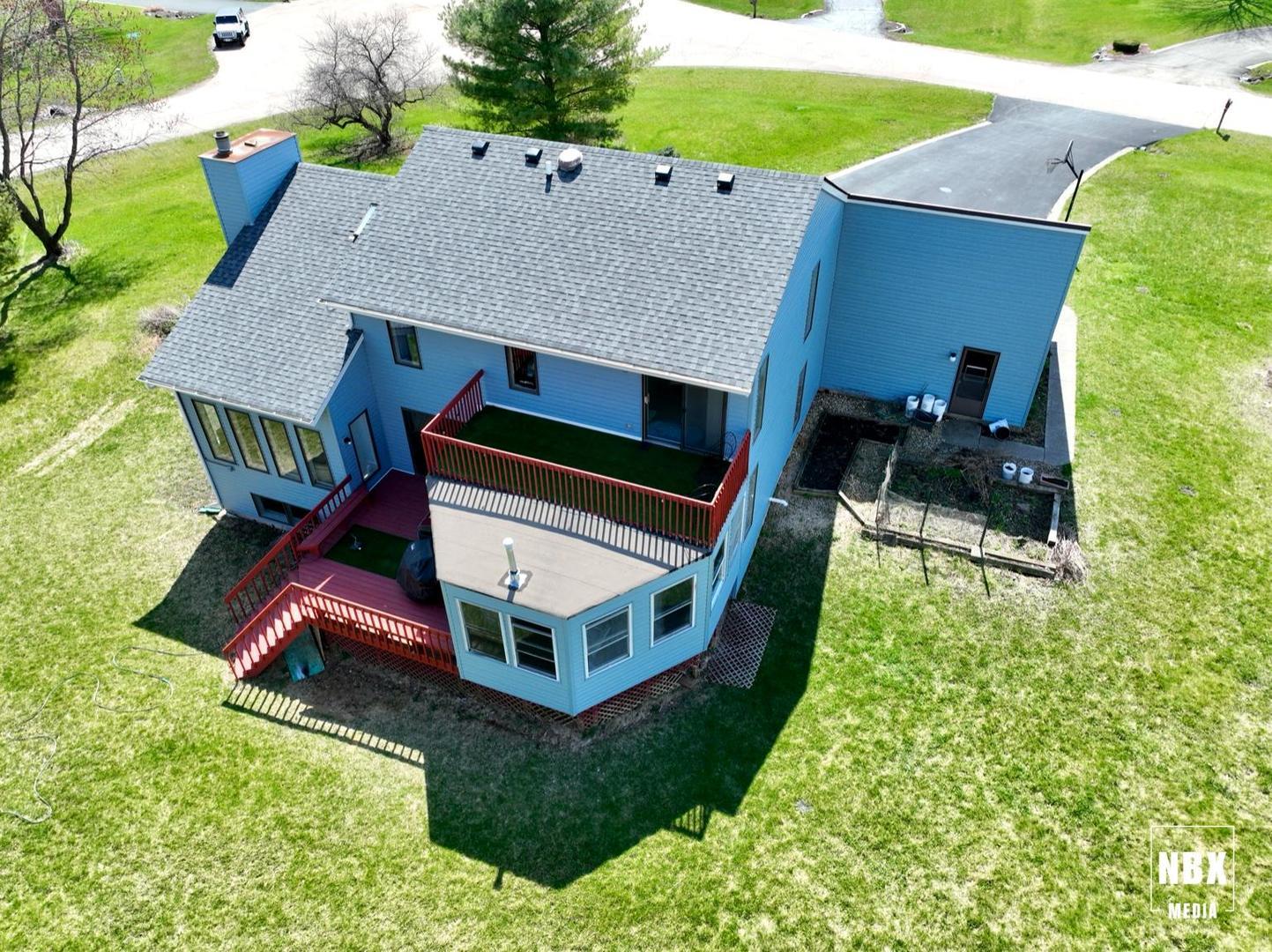 15840 Overlook Lane Huntley, IL 60142 - Photo 31 of 42 an aerial view of residential house with outdoor space and trees