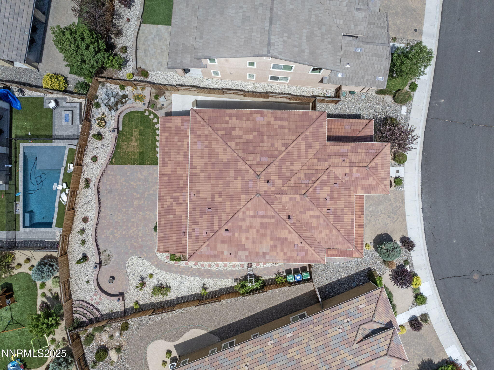 2028 Bayview Drive Reno, NV 89521 - Photo 30 of 33 an aerial view of a fireplace with table and chairs