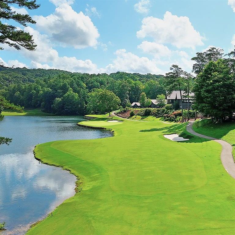 119 Soaring Hawk Circle Big Canoe, GA 30143 - Photo 46 of 50 a view of a lake with a yard