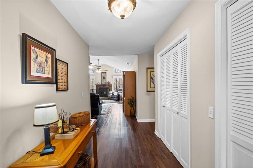 119 Soaring Hawk Circle Big Canoe, GA 30143 - Photo 9 of 50 a view of a workspace with furniture and a window