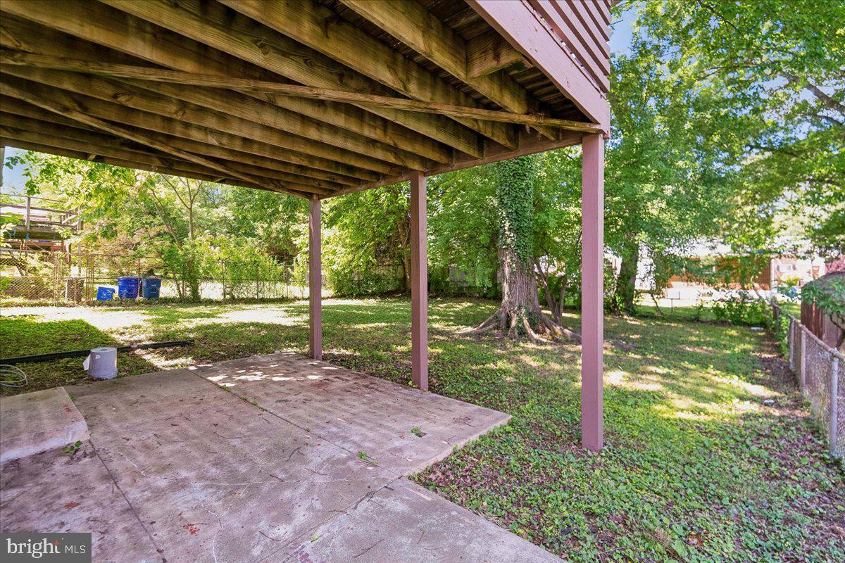 13012 Georgia Avenue Silver Spring, MD 20906 - Photo 31 of 31 Spacious outdoor retreat under shade.