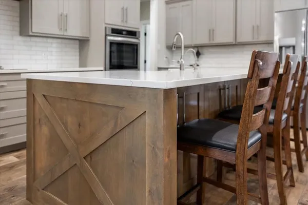 a close view of stove