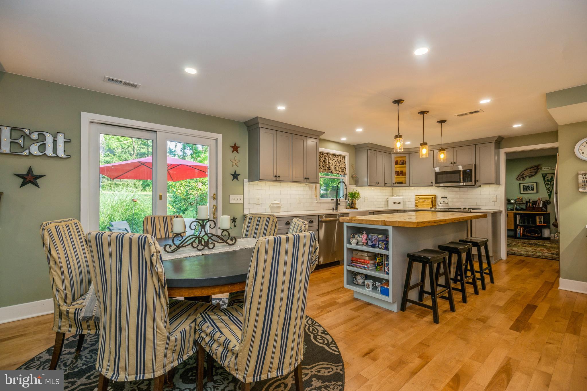 379 Pine Run Road Doylestown, PA 18901 - Photo 3 of 39 New Kitchen with glass slider exit.