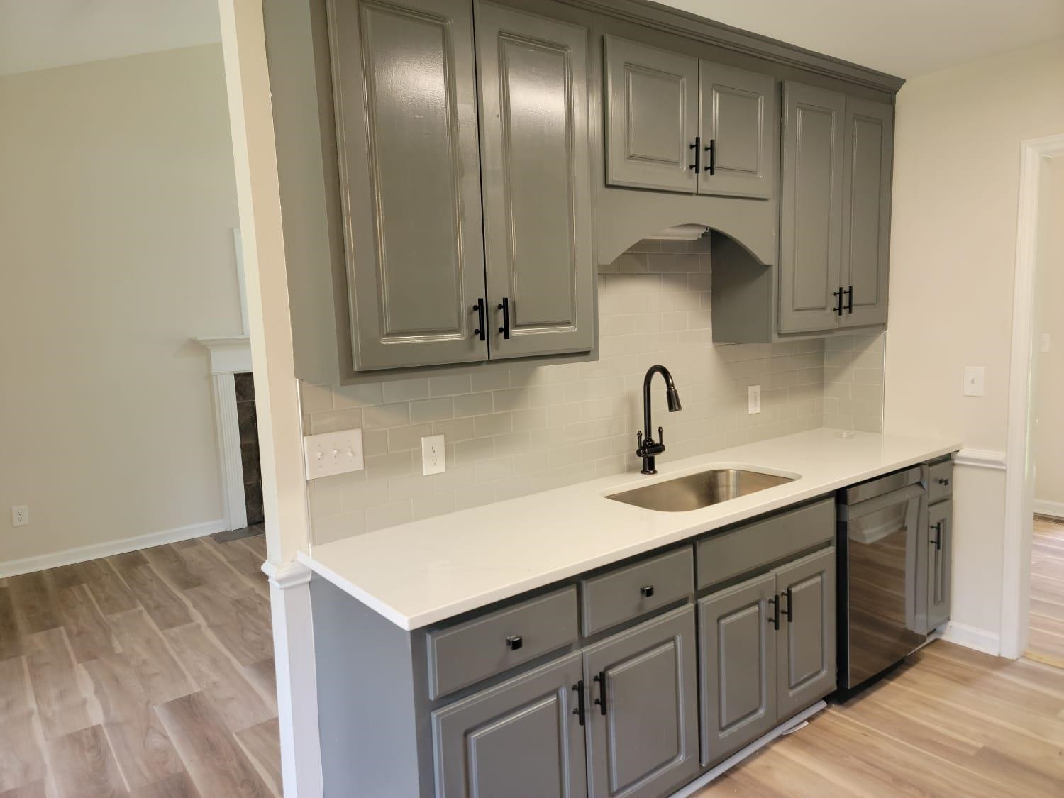 112 Pebblestone Court Willow Spring, NC 27592 - Photo 10 of 43 a sink with white cabinets