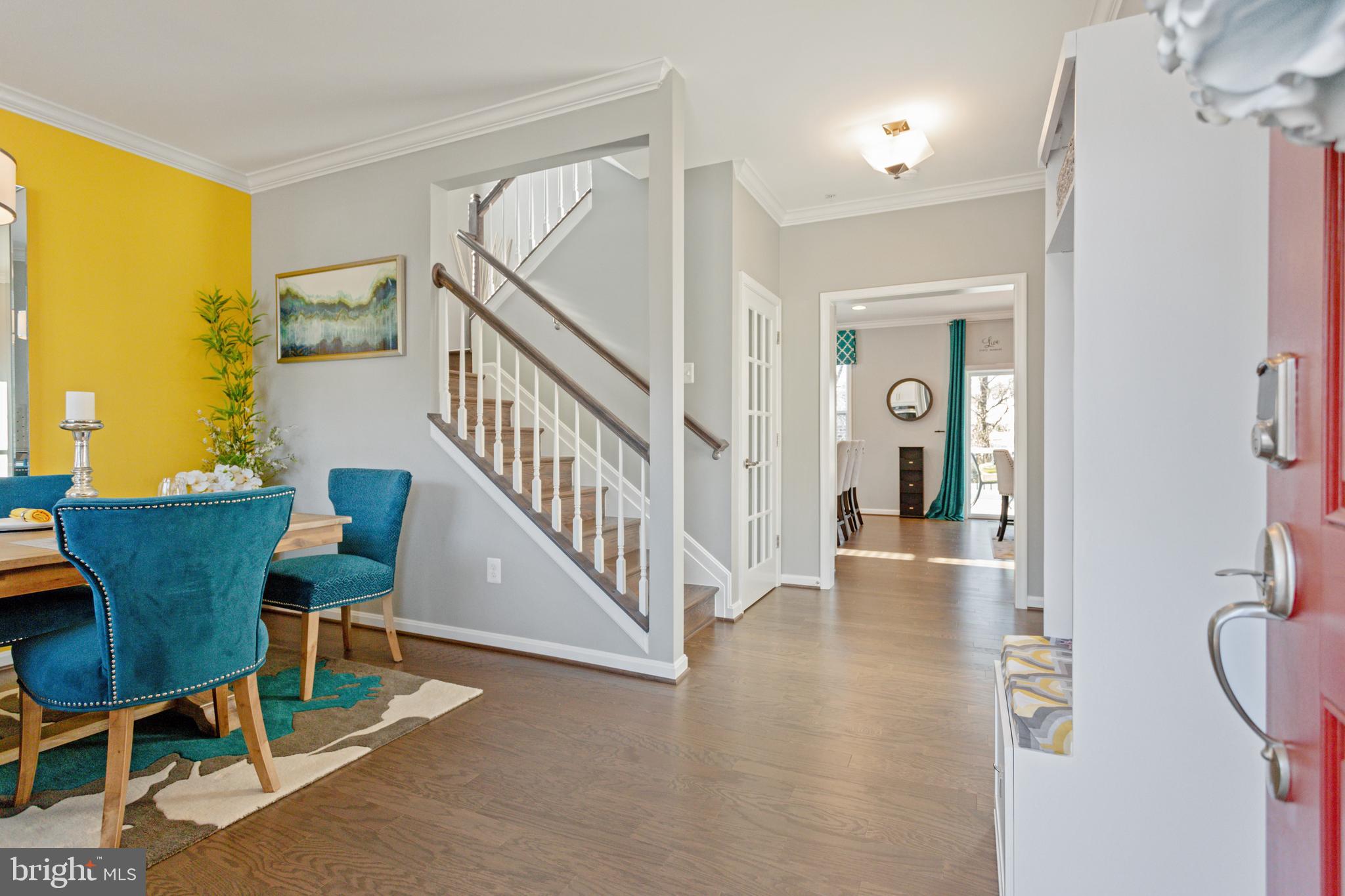 7254 Wright Road Hanover, MD 21076 - Photo 2 of 32 Entering the home with the dining room to the left