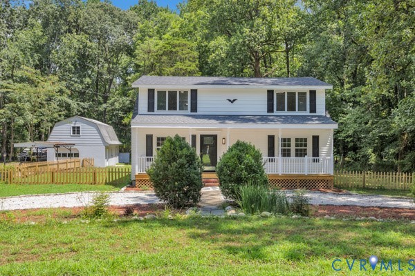 2330 Hubert Lane Chester, VA 23836 - Photo 1 of 43 View of front of house with covered porch and a vi