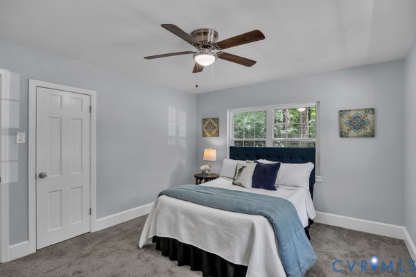 2330 Hubert Lane Chester, VA 23836 - Photo 15 of 43 Bedroom featuring carpet flooring and a ceiling fa