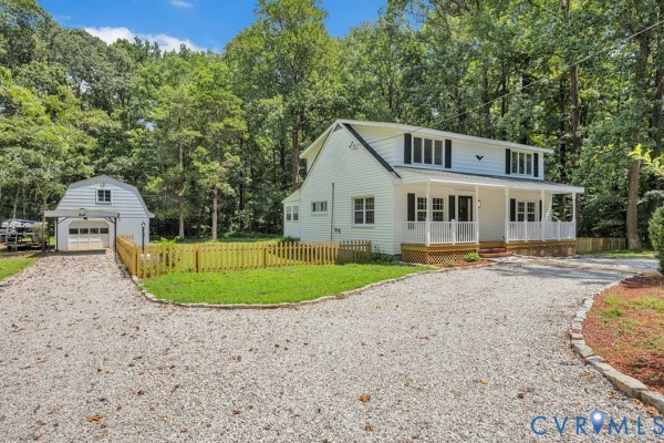2330 Hubert Lane Chester, VA 23836 - Photo 2 of 43 View of front of property featuring a porch, an ou