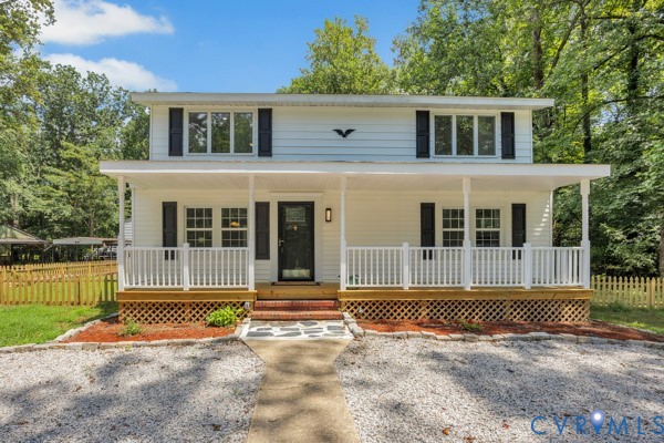 2330 Hubert Lane Chester, VA 23836 - Photo 3 of 43 View of front facade with covered porch