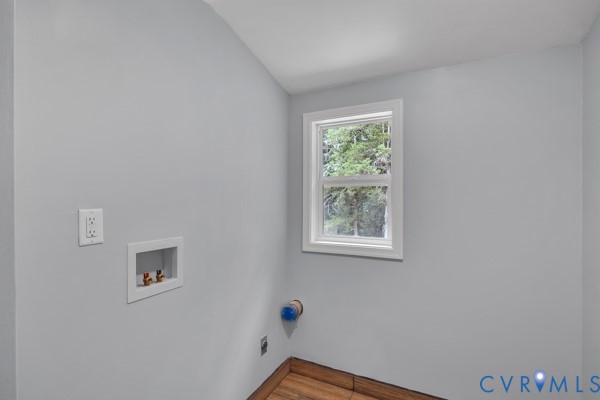 2330 Hubert Lane Chester, VA 23836 - Photo 34 of 43 Laundry room featuring washer hookup, wood finishe
