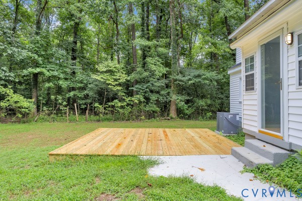 2330 Hubert Lane Chester, VA 23836 - Photo 35 of 43 View of grassy yard featuring entry steps and a de