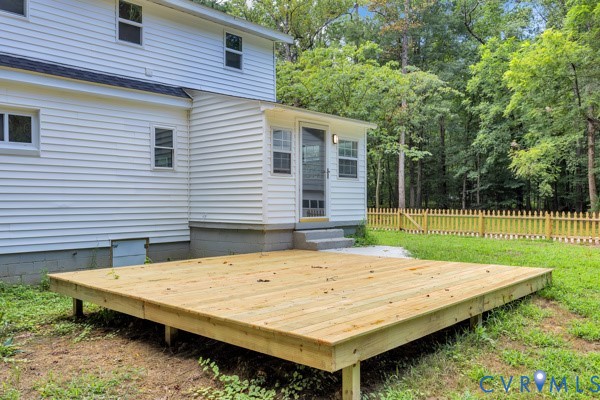 2330 Hubert Lane Chester, VA 23836 - Photo 36 of 43 View of deck