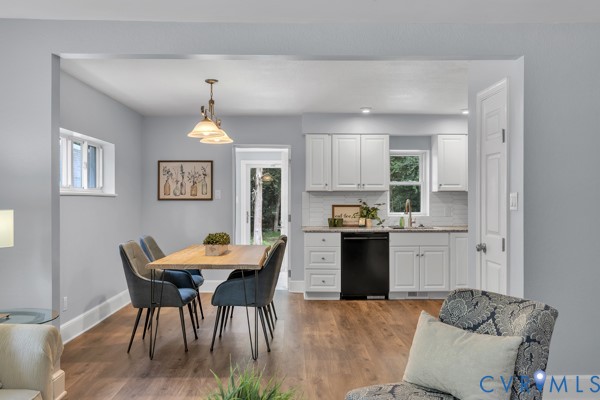 2330 Hubert Lane Chester, VA 23836 - Photo 10 of 43 Kitchen featuring black dishwasher, backsplash, li