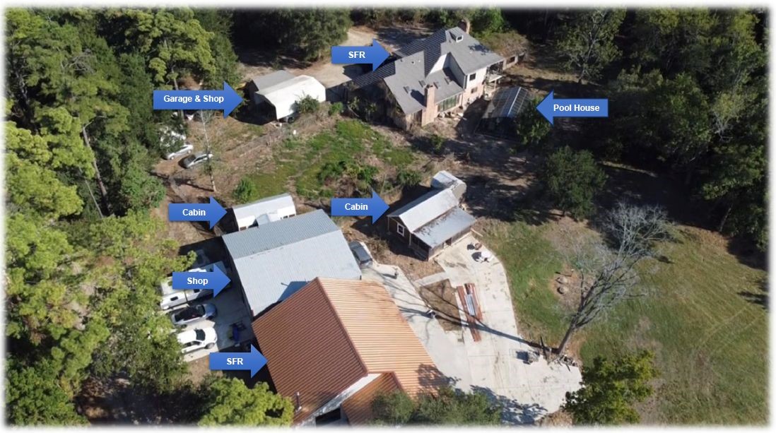 10505 Crosby Lynchburg Road Highlands, TX 77562 - Photo 6 of 24 an aerial view of a house with a yard