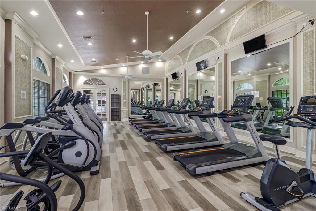 9001 Springview Loop Estero, FL 33928 - Photo 39 of 50 a view of a room with gym equipment
