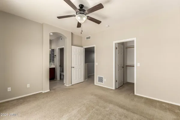 a view of small space with racks on the wall
