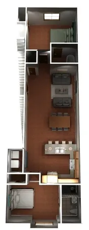 a view of oven