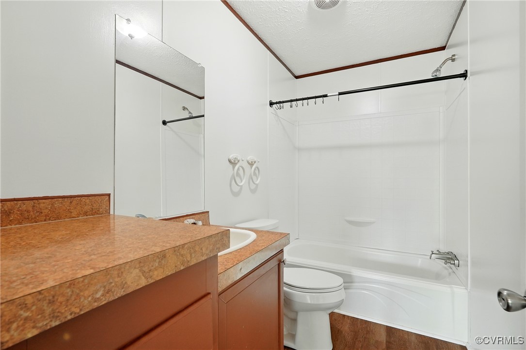 141 Sheppards Drive Farmville, VA 23901 - Photo 17 of 31 a bathroom with a sink a toilet and shower