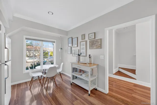 a bathroom with a sink vanity and a mirror