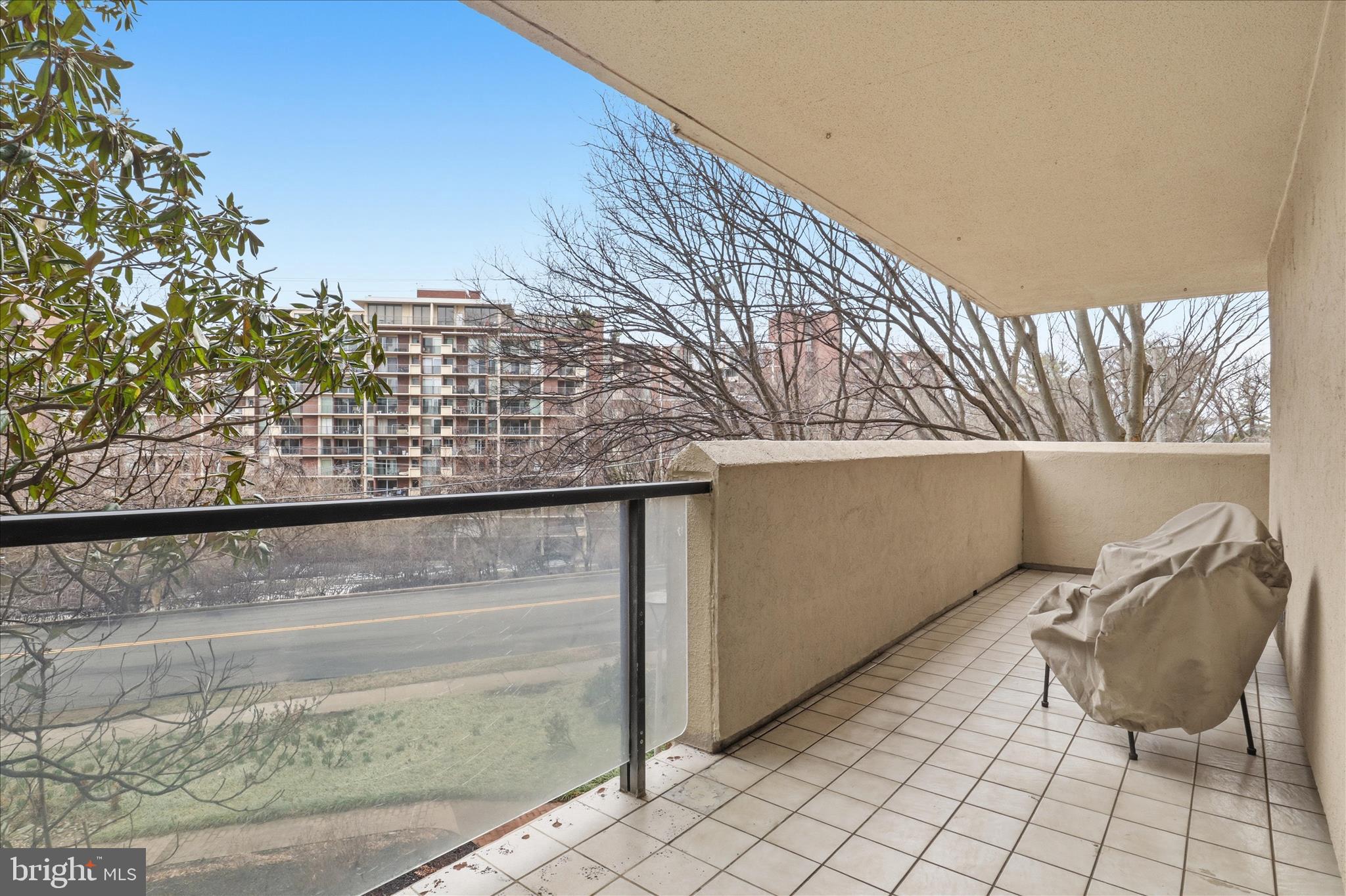 1101 South Arlington Ridge Road, Unit 201 Arlington, VA 22202 - Photo 17 of 44 Large balcony