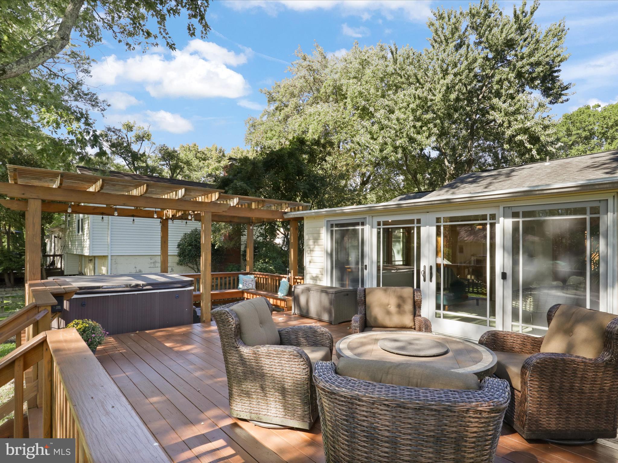 5407 Duxford Place Burke, VA 22015 - Photo 33 of 59 Oversized Deck - Great for Relaxing & Entertaining