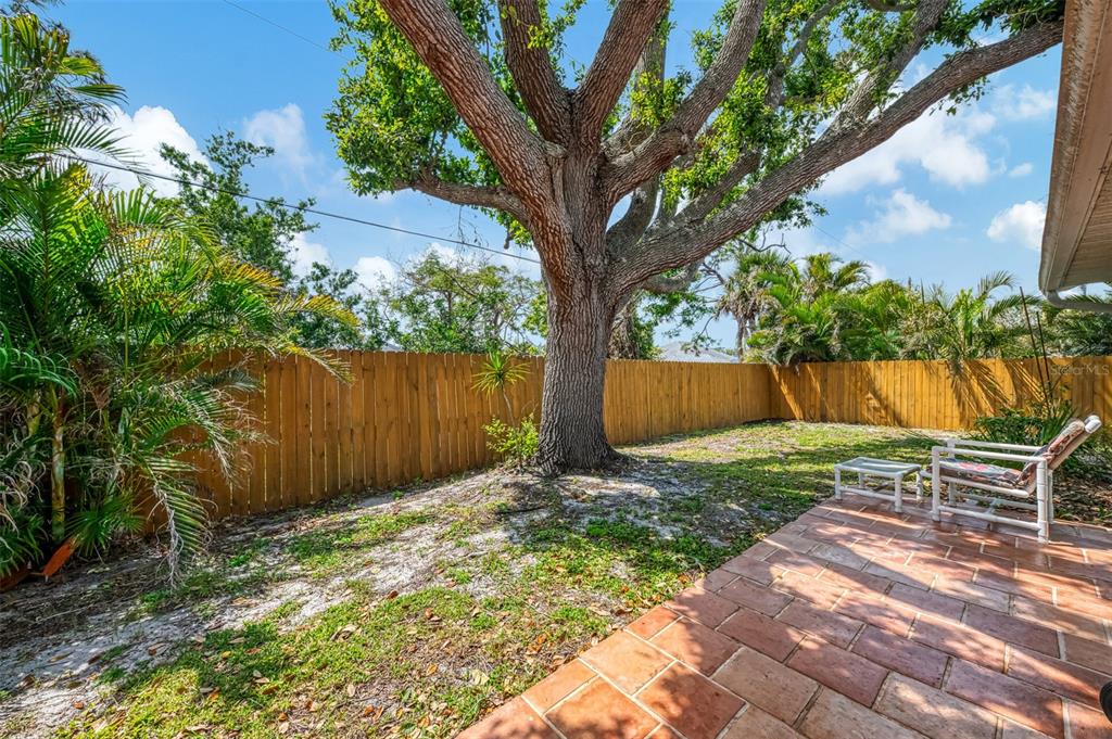 1137 Ponderosa Road Venice, FL 34293 - Photo 36 of 48 a backyard of a house with lots of green space