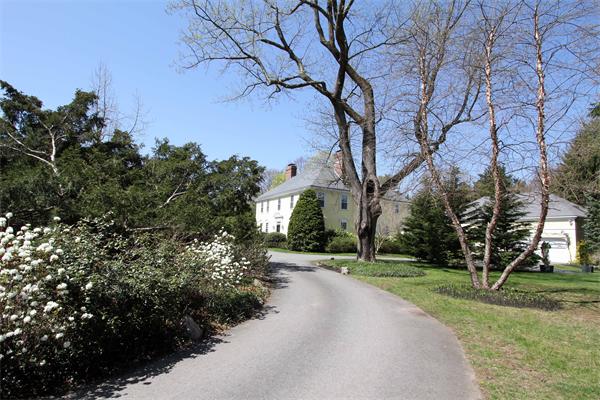 1 Channing Road Dedham, MA 02026 - Photo 3 of 22 a view of a yard with plants and trees