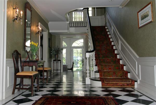 1 Channing Road Dedham, MA 02026 - Photo 7 of 22 a view of entryway and hall with wooden floor
